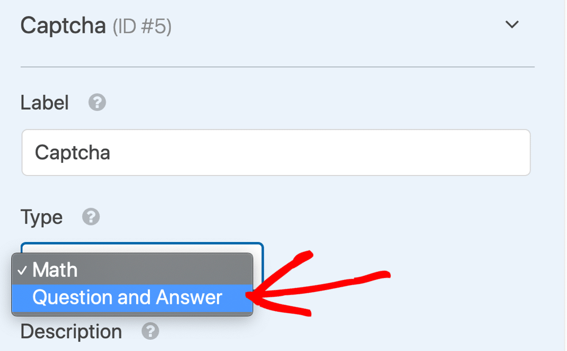 Use CAPTCHA de pergunta e resposta para impedir spam no formulário de contato